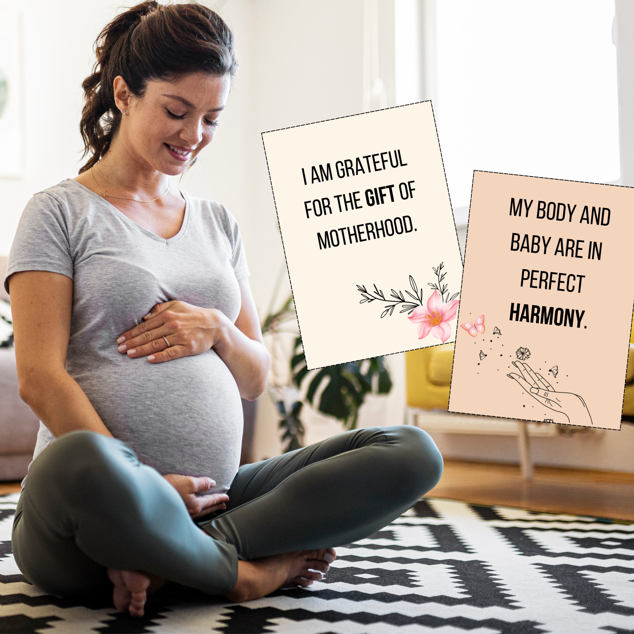 40 Positive Quotes. Pregnancy and Birth Affirmations Jar. Labor Gift ...