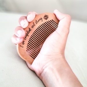 Birthing Comb. Engraved Labor Comb. Natural Labor & Delivery Tool. Gift from Doula.  Birthing Affirmation. Mom To Be Gift for Natural Birth