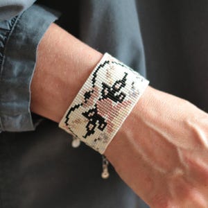Flower dream Bracelet miyuki delica beads