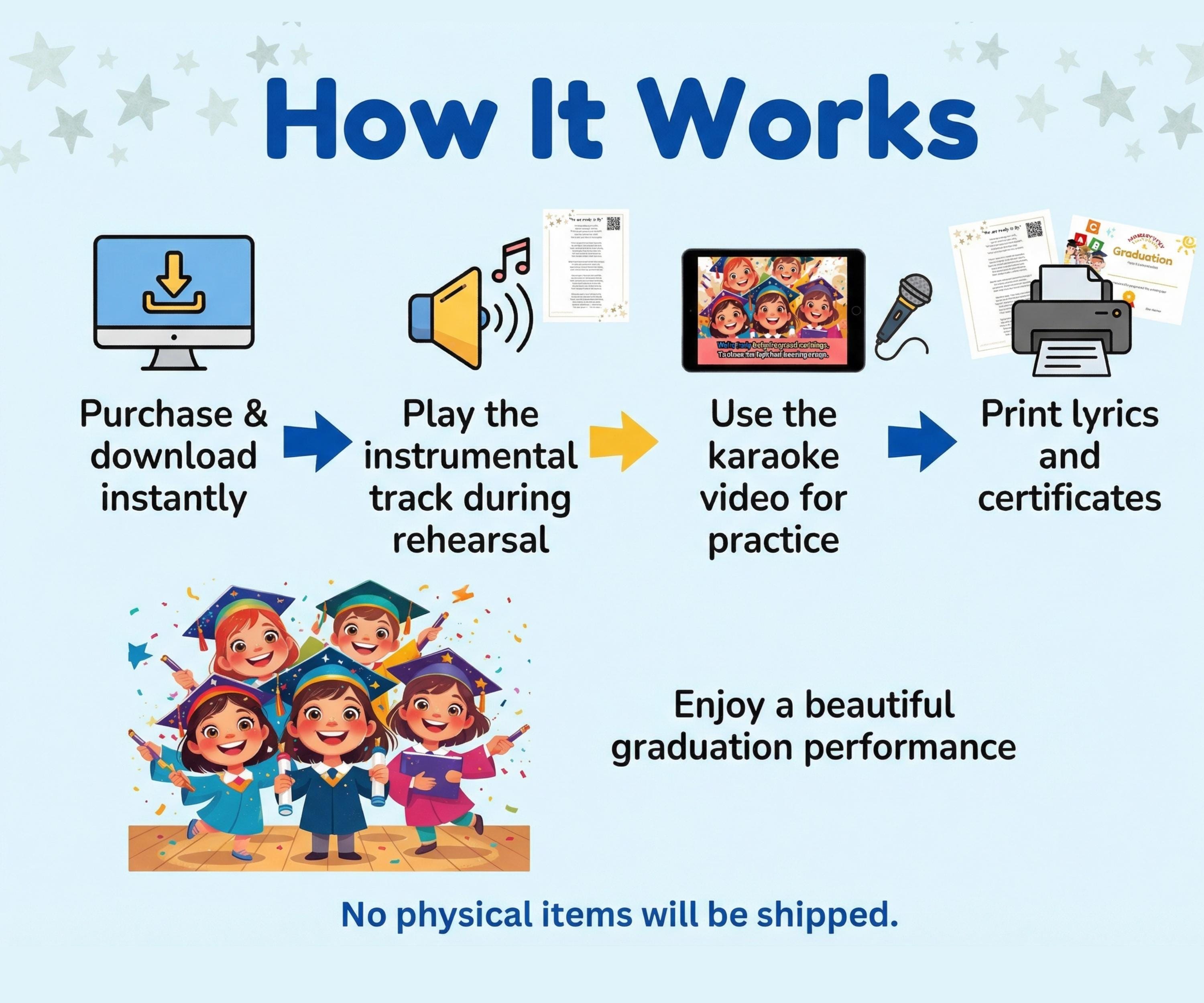 Preschool graduation music, a memorable year-end event.