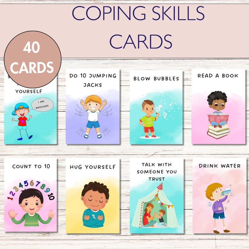 School Counselor Mental Health Bundle Emotional Regulation Kid Mental Wellness Teacher Resources Social Worker Mental Wellbeing Therapy Card