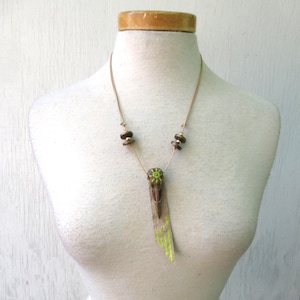 The Sunbird (post-apocalyptic themed raven skull necklace)