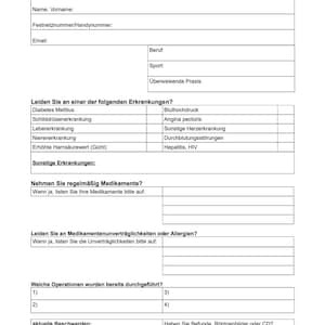 Questionnaire d&#39;anamnèse questionnaire patient questionnaire d&#39;anamnèse orthopédie