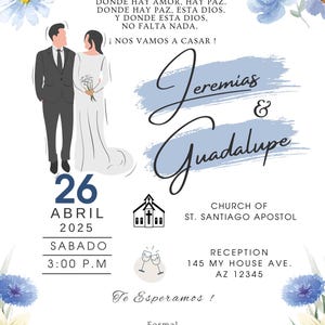 Invitación de Bodas en Español