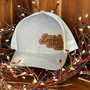 Custom Logo Leather Patch Hat