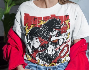 Unisex Kill La Kill Ryuko Matoi Anime T-shirt, Manga Waifu Unisex Kill La Kill Ryuko Matoi Anime T-shirt, Manga Waifu