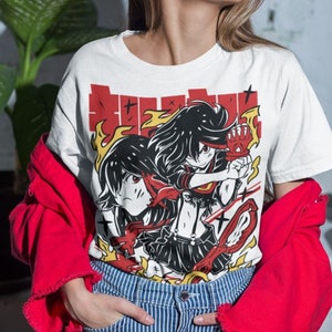 Unisex Kill La Kill Ryuko Matoi Anime T-Shirt, Manga Waifu Shirt