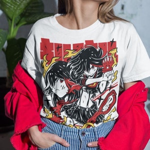 Maglietta unisex Kill La Kill Ryuko Matoi Anime, maglietta Manga Waifu