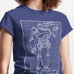 Unisex The Iron Giant Movie T-Shirt, Animated Film Shirt