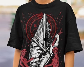 サイレントヒル2 ピラミッドヘッドユニセックスTシャツM/L/2XL サイレントヒル2 ピラミッドヘッドユニセックスTシャツM/L/2XL