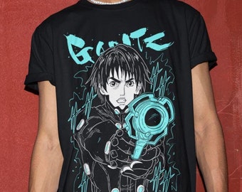 ユニセックス ガンツ 玄野計 アニメ Tシャツ、マンガオタクシャツ