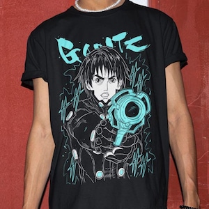 Unisex Gantz Kei Kurono Anime T-Shirt, Manga Otaku Shirt, Gantz: O Reika Shimohira Anime T-Shirt, Manga Waifu Shirt
