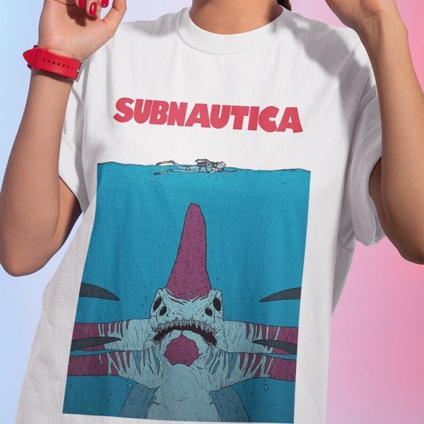 Unisex Subnautica Gaming T-Shirt, Indie Videogame Shirt