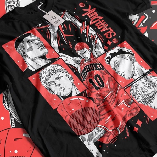 Tshirt, Sport 90s Anime Lovers, Basketball Anime Tshirt, Otaku Ropa, Graphic Anime Unisex Shirt