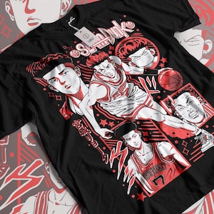 Unisex Tshirt, Sport 90s Anime Lovers, Basketball Anime Tshirt, Otaku Ropa, Graphic Anime Unisex Shirt