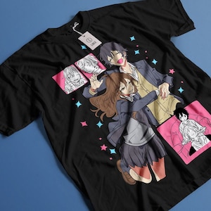 Maglietta anime unisex, camicia amante dei manga, maglietta grafica, Otaku Ropa, regalo di merchandising di abbigliamento