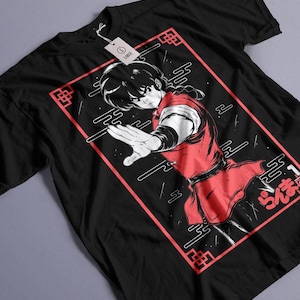 Unisex Ranma Saotome Anime T-Shirt, Genma Panda Manga Shirt