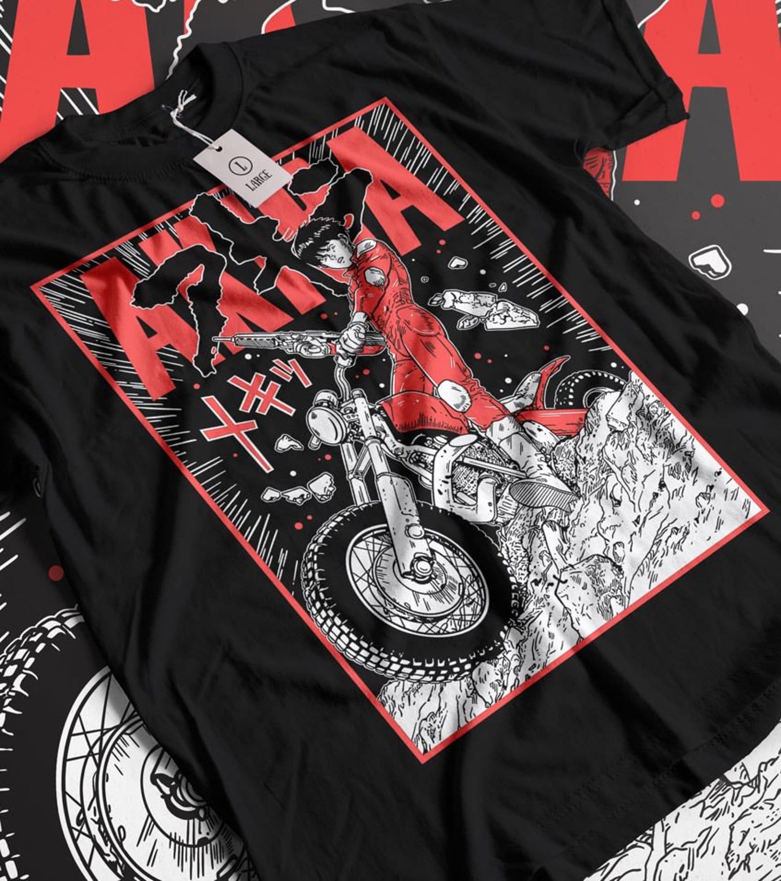 AKIRA 鉄雄 ロンT XL long sleeve T（90s ANARCHIC ADJUSTMENT
