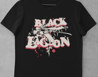 Black Lagoon Revy Unisex Anime T-Shirt, Black Lagoon Shirt, Revy Shirt, Anime Aesthetic Shirt, Cool Anime T-Shirt, Anime Gift For Him/Her