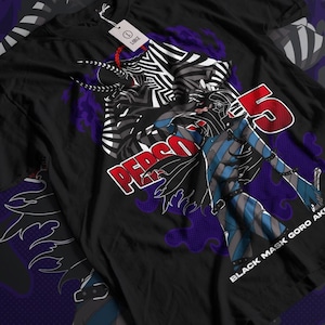 Persona 5, Goro Akechi, Shin Megami Tensei, Game Gift, Gaming Shirt, Anime T-Shirt, Manga Shirt, Gift for Gamer,Online Gamer Gift Video Game