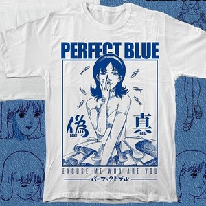 Perfect Blue Mima Kirigoe T-Shirt, Anime Shirt, Manga Shirt, Perfect Blue Shirt, Japan, Japanisch, Mima Kirigoe, E-Girl, Goth Anime Girl