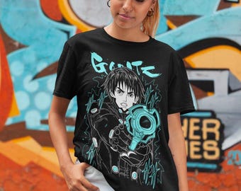 Unisex Gantz Kei Kurono Anime T-shirt, Manga Otaku Shirt, Gantz: O