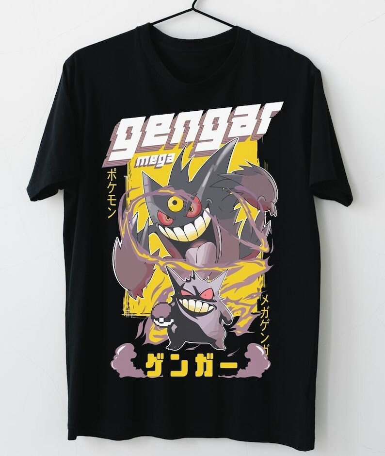 The Mega Ghost Within Gengar Ghastly T-shirt // Shiny Mega 