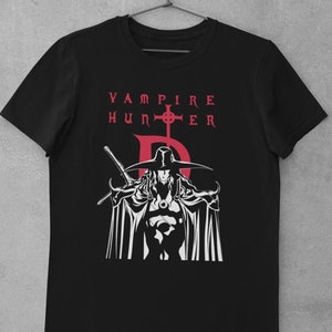 Vampire Hunter D T-shirt, Hideyuki Kikuchi, Japanese Shirt, Horror Anime Shirt, Manga Shirt, Unisex Jersey Short Sleeve Tee