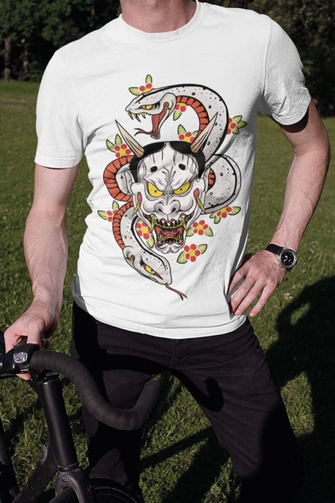 Marsupio Unisex Yakuza A Tema Teschio - Nero, Con Scomparto Segreto E Cintura Regolabile