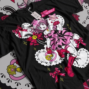 Tokyo Mew Mew Ichigo Momomiya Magical girl Anime T-shirt Unisex Harajuku T-Shirt