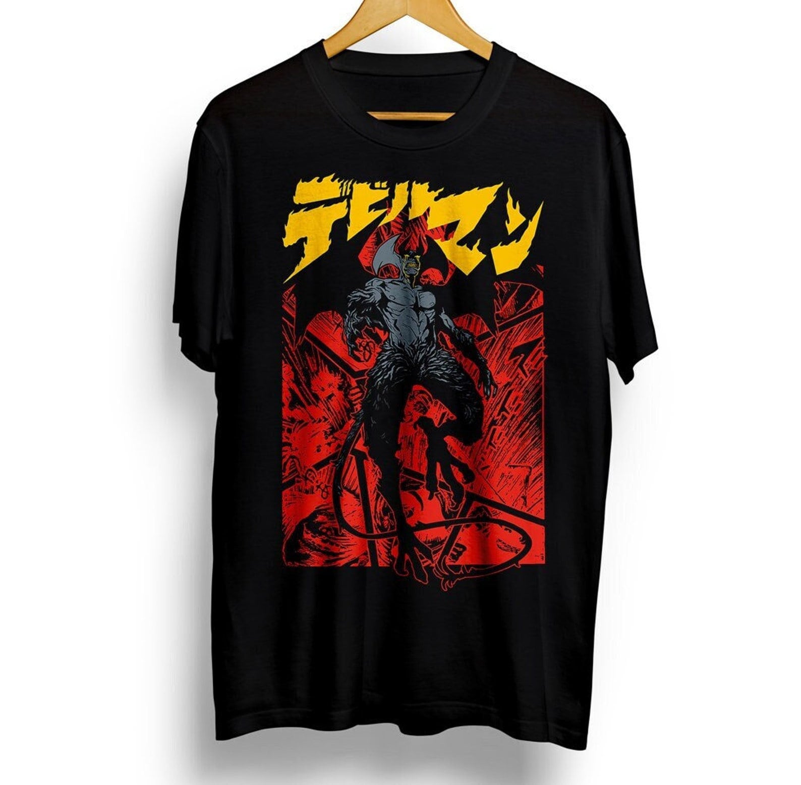 未知MICHIRUさま専用6/12 FUZZYKON DEVIL SHIRT Devilman Hoodie - Etsy