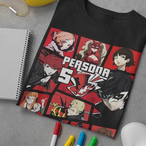 Persona 5, Goro Akechi, Shin Megami Tensei, Game Gift, Gaming Shirt, Anime T-Shirt, Manga Shirt, Gift for Gamer,Online Gamer Gift Video Game