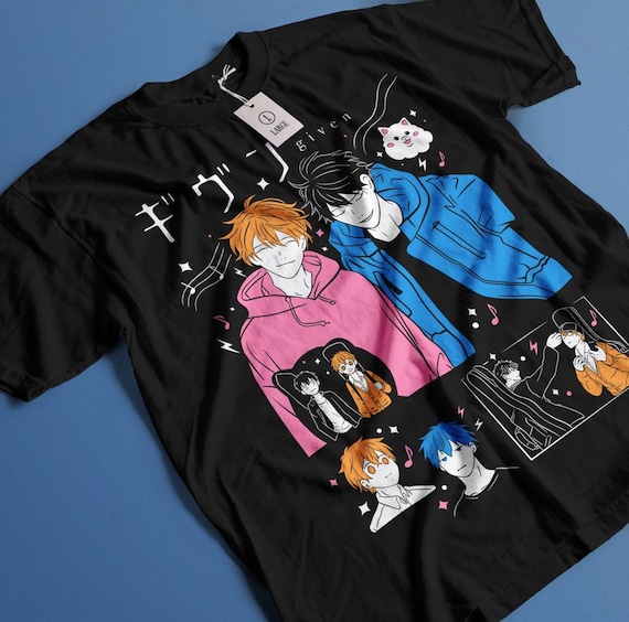 ユニセックス ギヴン T シャツ、上ノ山立夏シャツ、佐藤真冬シャツ