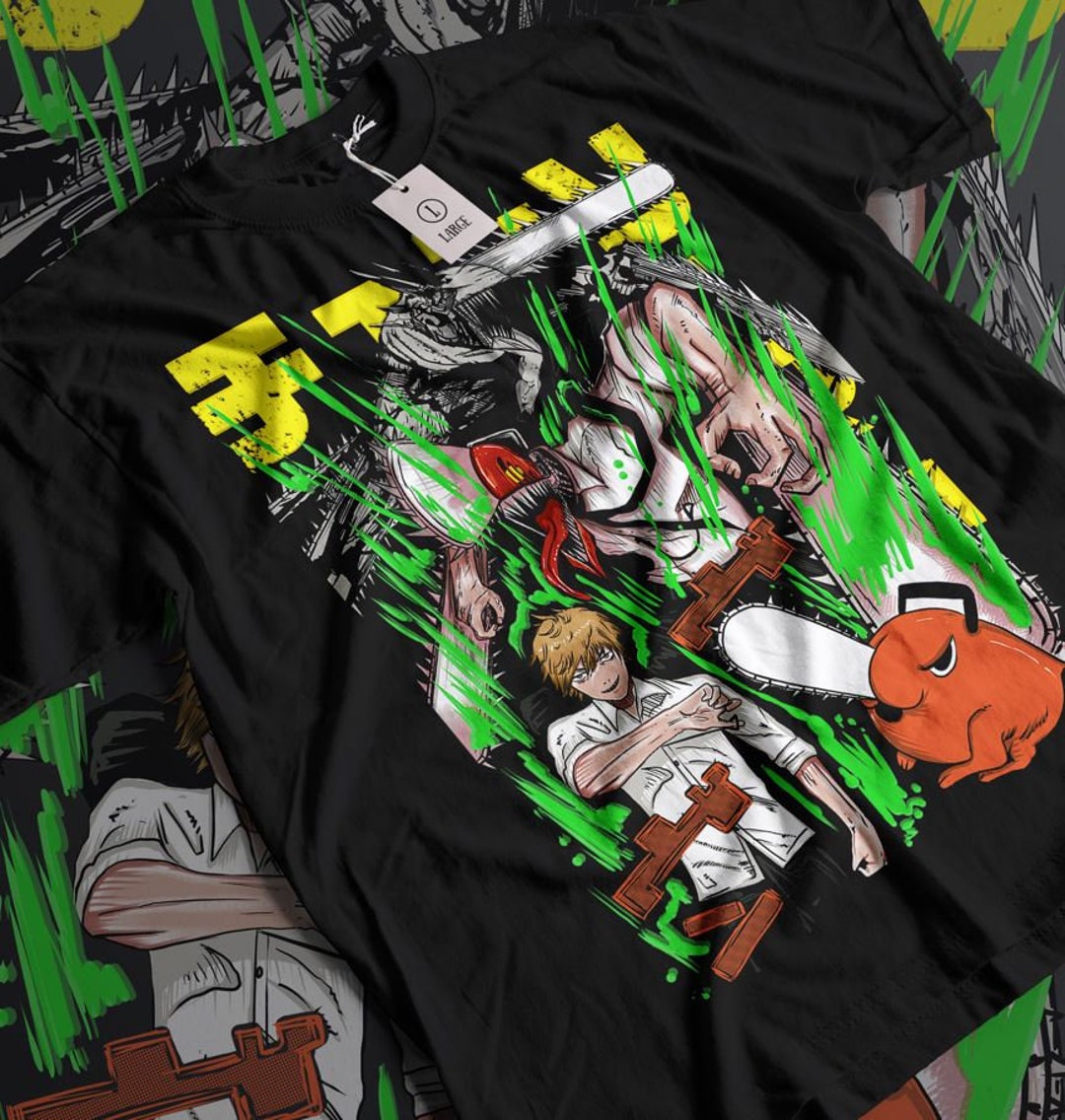 ユニセックスホラーマンガ不気味な女の子Tシャツ、ダークアニメ