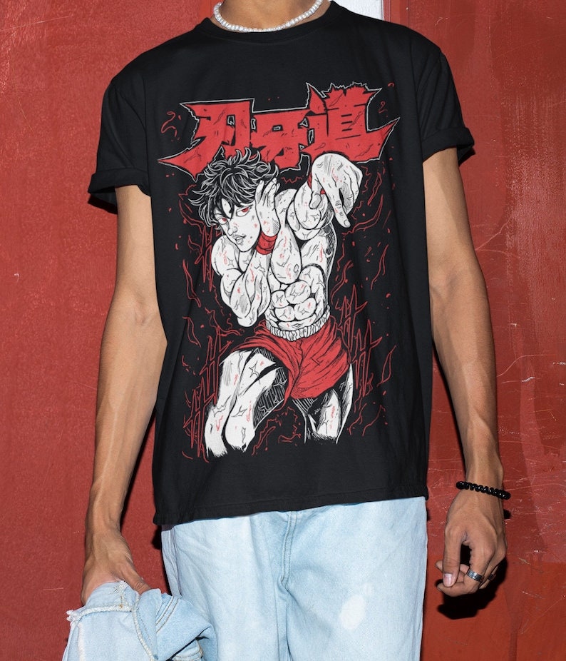 Baki The Grappler Shirt, Baki The Grappler T Shirt, Baki The - Inspire  Uplift