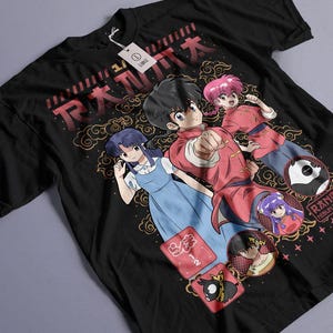 Unisex Ranma Saotome Anime T-Shirt, Genma Panda Manga Shirt