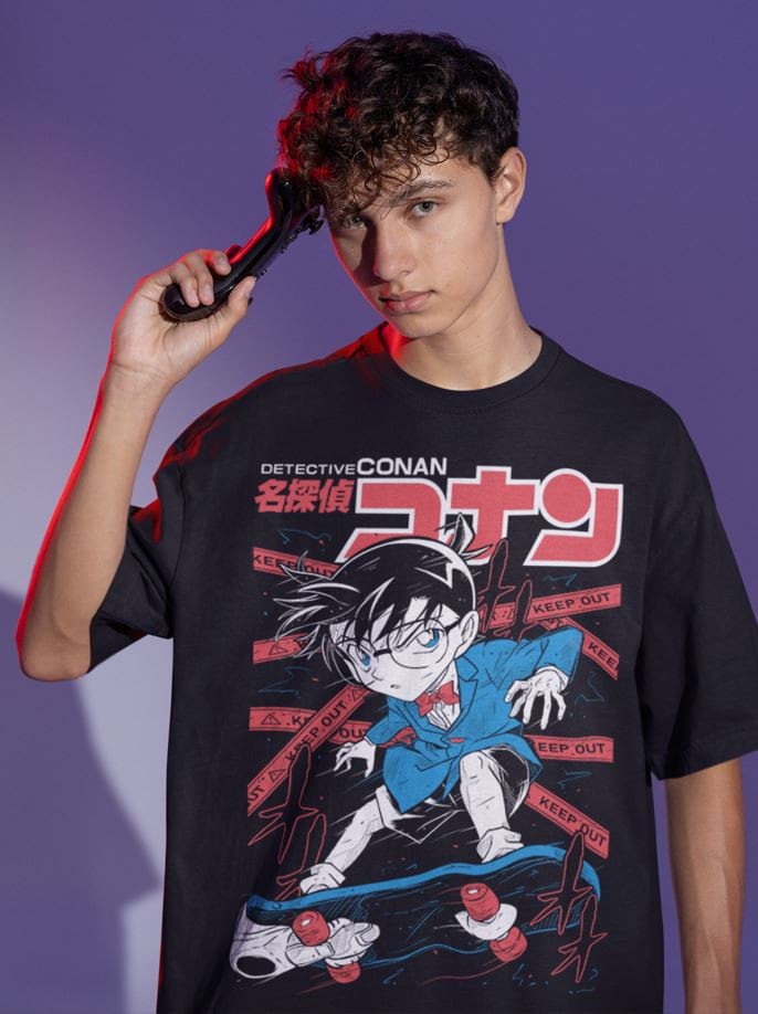 ヴィンテージ 90 年代の名探偵コナン アニメ T シャツ - Etsy 日本