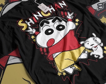 希少なヴィンテージ日本の漫画クレヨンしんちゃんTシャツ1990年代