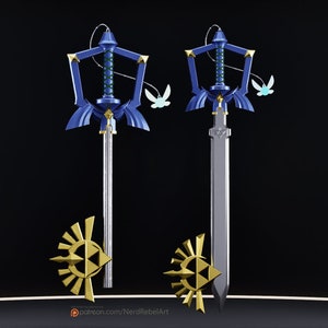 MASTER SWORD X KEYBLADE 3d files
