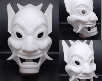 3d printed oni ghost mask