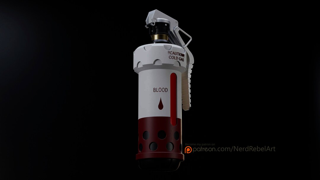 Death Stranding Hematic Grenade 3d Files Etsy