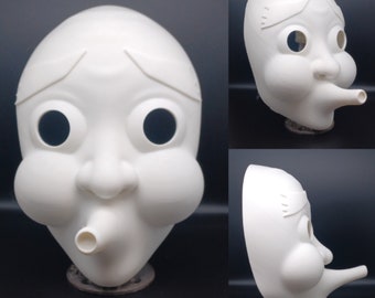 3d printed japanese Hyottoko mask