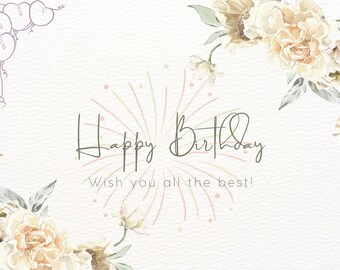 Birthday Card, Birthday, Happy Birthday, Printable Card
