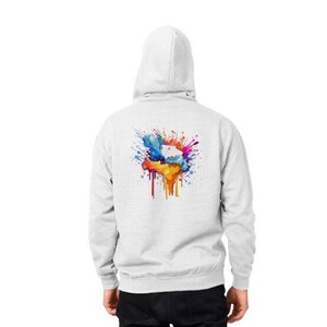 Pair of Aces - Paint Splash Hoodie - Poker Hoodie