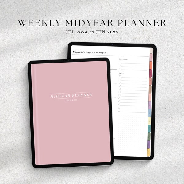 2025 2025 Planner Dated Weekly Etsy