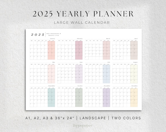 Yearly Wall Calendars: Ultimate Guide to Stylish Organization