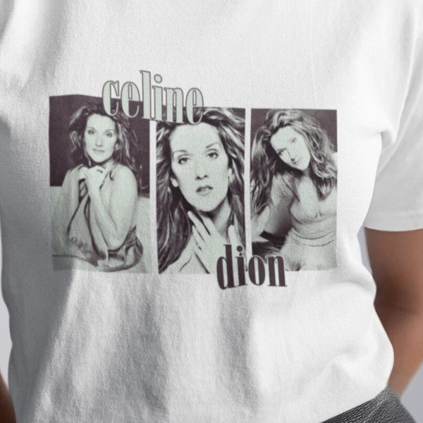 Vintage Celine Dion 2-Tone Graphic Tee *SOFT*