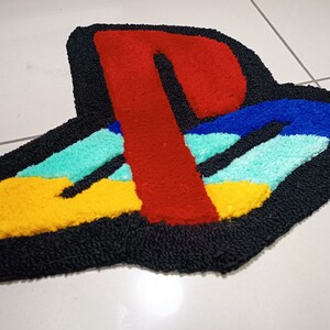Gamer Room Tufted Rug - Retro Logo Rug - Game Area Tuft Carpet - Custom ...