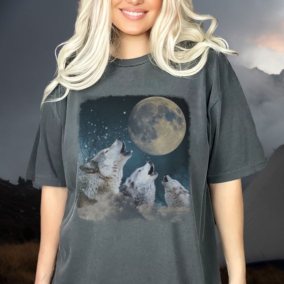 Wolf T-Shirt Wild Animal Wolves Tshirt Wildlife Vintage Gift Wolf T-Shirt Wild Animal Wolves Tshirt Wildlife Vintage Gift