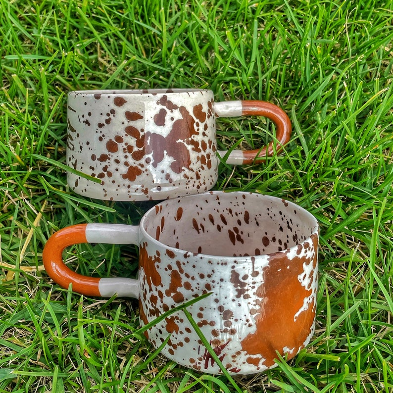 Unique Handmade Pottery Ceramic Mug, Minimalist Ceramic Coffee Mug for Home and Kitchen Decor, Nordic Tea Mug for Office Gift image 5